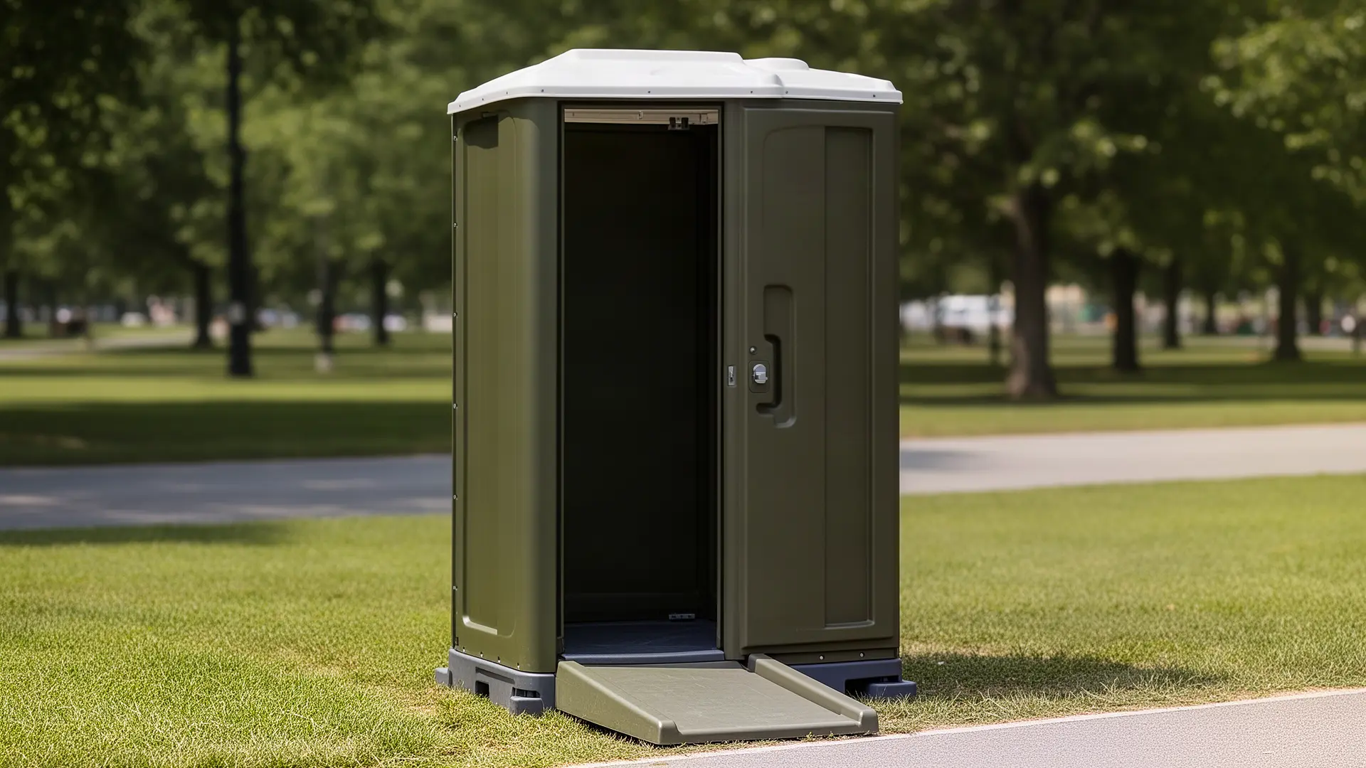 Clean porta potty unit from Phil & Jeff's Porta Potty Rental in San Francisco, CA